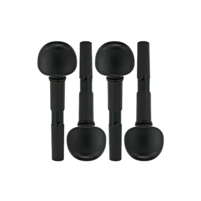 Abbildung von Wittner 270111MO4, Set mit 4 Violin Feinstimmwirbeln, für 4/4 3/4 Violine, Ø 8,6/1:30, schwarz, 4er Pack, Made in Germany