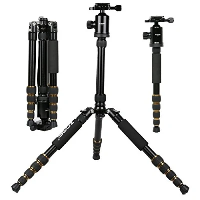 Abbildung von ZOMEI Z699 Magnesium Aluminiumlegierung Reise Kamera Stativ mit Kugelkopf für Canon, Sony, DSLR