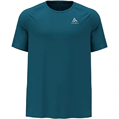 Abbildung von Odlo Herren Kurzarm Laufshirt ESSENTIALS CHILL TEC, saxony blue, S