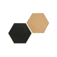 Abbildung von Chalkboard Hexagon Chalk &amp; Cork boards
