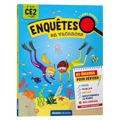 Abbildung von ENQUÊTES EN VACANCES DU CE2 AU CM1 CAHIER DE 2024: Avec une loupe magique