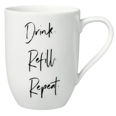 Abbildung von Villeroy &amp; Boch Statement Becher m. H. Drink. Refill. Repeat 280ml