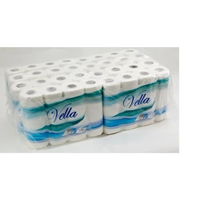 Abbildung von Vella 32 Küchenrollen Original von VOS saugstarke Wischtücher 2 lagig im riesigen Vorteilspack 8 x 4 Rollen (32 64 Blatt)