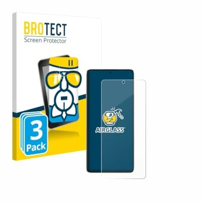 Abbildung von BROTECT Schutzglas für Xiaomi Poco F6 (3 Stück) Schutzfolie Panzer Folie Glas [Extrem Kratzfest 9H, Anti Fingerprint, Ultra Transparent]