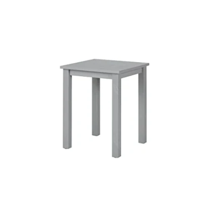 Abbildung von Inter Link Beistelltisch Holz Kleiner Tisch aus Kiefer Massivholz mit Natürlicher Maserung FSC Zertifiziert Holztisch als Couchtisch, Sofatisch, Wohnzimmertisch 45 x 55 cm Grau