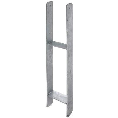 Abbildung von Alberts H Pfostenanker, Materialstärke 6 mm, lichte Breite 141 Höhe 800 mm