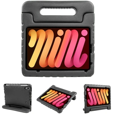 Abbildung von Schutzhülle mit Handgriff kindersicher für das iPad Mini 6 (2021) Schwarz