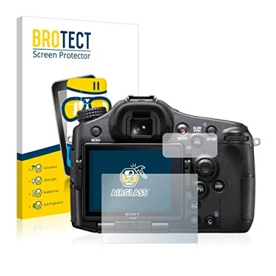 Abbildung von BROTECT Schutzglas für Sony Alpha 77 II (SLT A77 II) Schutzfolie Panzer Folie Glas [Extrem Kratzfest 9H, Anti Fingerprint, Ultra Transparent]