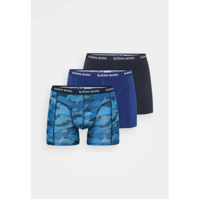 Abbildung von Björn Borg 3P Essential Shadeline Shorts Marine/Blau Baumwolle X Small Herren