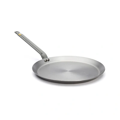 Abbildung von de Buyer Crêpe Pfanne MINERAL B aus Eisenstahl 30 cm 5615.30, Silber