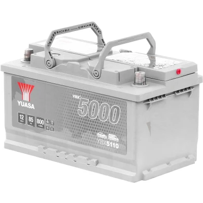 Abbildung von Yuasa YBX5110 Hochleistungs Akku, 12 V, 85 Ah, 800 A, silberfarben