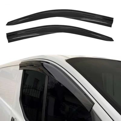 Abbildung von OMAC Windabweiser Regenabweiser kompatibel mit Mercedes Vito W447 2014 2024 Schwarz 2X