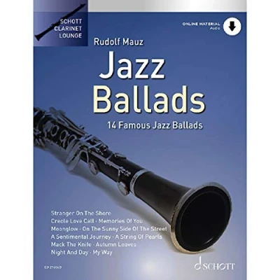 Abbildung von Jazz Ballads: 14 berühmte Balladen. Band 1. Klarinette. (Schott Clarinet Lounge, 1)
