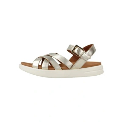 Abbildung von Geox Riemensandalette, Damen, Größe: 36, Oro Schuhe