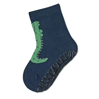 Abbildung von Sterntaler Baby Jungen Fliesen Socken Fli SUN Krokodil Rutsch aus Baumwolle (pflegeleicht) marine, 18