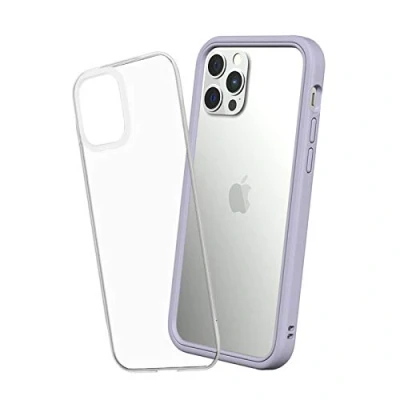 Abbildung von RhinoShield Modulares Case kompatibel mit [iPhone 12/12 Pro] Mod NX Anpassbare &amp; stoßdämpfende Schutzhülle im schlanken Design 3.5 Meter Fallschutz Lavender