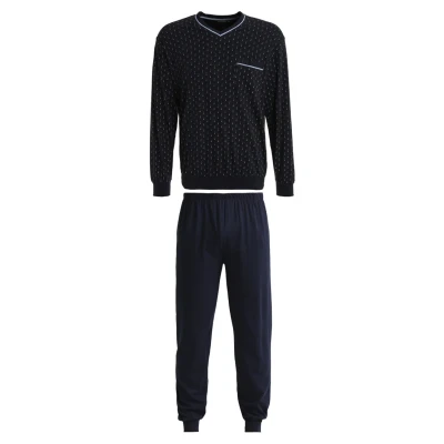 Abbildung von Götzburg Nachtwäsche Set, Herren, Größe: Large, Navy