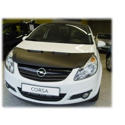 Abbildung von AB 00133 AUTO Bra kompatibel mit Opel Corsa D Bj. 2006 2014 Haubenbra Steinschlagschutz Tuning Bonnet
