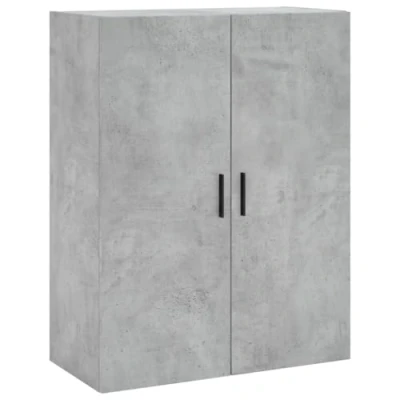 Abbildung von vidaXL Hängeschrank Wandschrank Betongrau 69,5x34x90 cm (1 St)