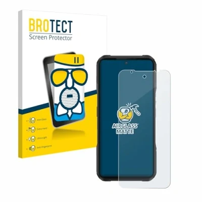 Abbildung von BROTECT Entspiegelungs Schutzglas für Doogee V20 Schutz Folie Glas Matt [Extrem Kratzfest 9H, Anti Reflex, Fingerprint]
