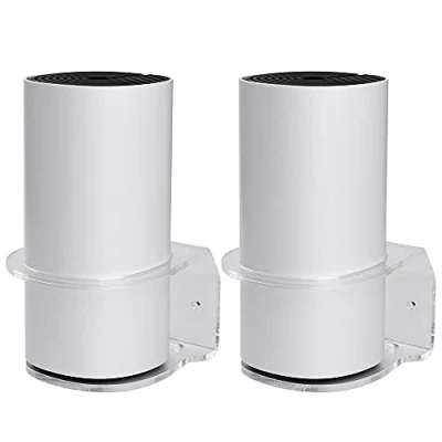 Abbildung von BECEMURU Wandhalterung Ständer Halter Stabilität Acryl Schutzhülle Router Schutz mit Schraubendreher Kompatibel Deco M4/P9/S4/S7/E4 Mesh Wi Fi System (2 Pack)