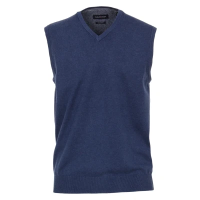 Abbildung von CASAMODA Pullunder V Ausschnitt Prima Cotton Strick dunkelblau Gr. S