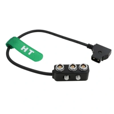 Abbildung von HangTon D tap Stecker auf 3 x 0B 2 polige Buchse Power Splitter Kabelbox