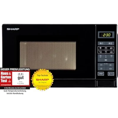 Abbildung von Sharp Mikrowelle R 242BKW Solo 20 L