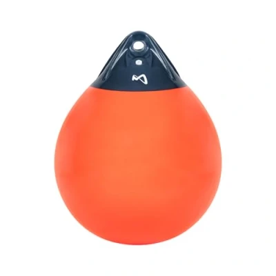 Abbildung von Mesle Kugelfender Globe, ø 41,5 cm orange, Fender Boje, Bootsfender rund aufblasbar, Ankerboje, Boot Schiff Yacht, Markierungsboje