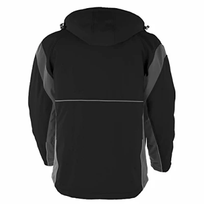 Abbildung von Qualitex Workwear Winterjacke Softshelljacke &quot;PRO&quot; schwarz/grau, Gr. S