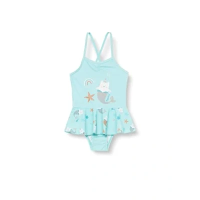 Abbildung von Playshoes UV Schutz Badeanzug Mädchen Schwimmanzug Badebekleidung, Einhornmeerkatze, 86/92