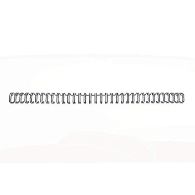 Abbildung von WireBind 47900E Drahtbinderücken, 100 Stück, 5mm, schwarz