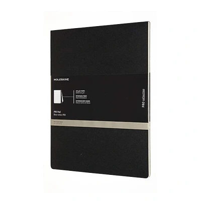 Abbildung von Notizblock PRO Pad Moleskine Letter Schwarz 96 Seiten 1 Stk.