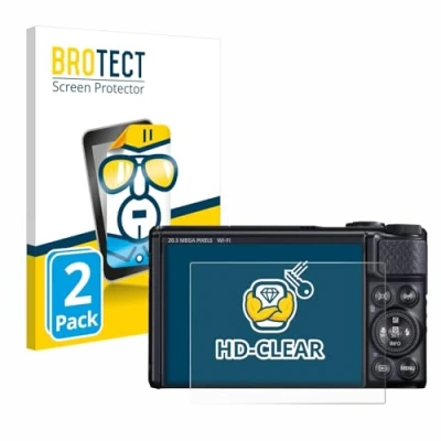 Abbildung von BROTECT (2 Stück Schutzfolie für Canon PowerShot SX740 HS Displayschutz Folie Ultra Klar