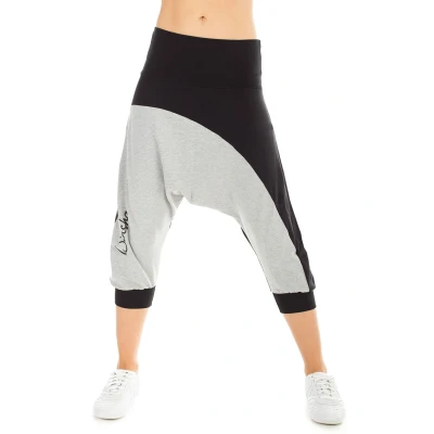 Abbildung von Winshape Unisex ¾ Jogginghose, Größe: Medium, Black/grey