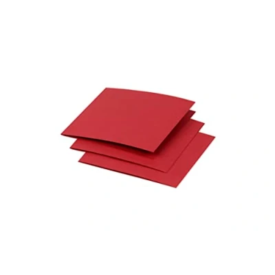 Abbildung von Clairefontaine 16125C Packung (mit 25 Doppelkarten Pollen, Gefaltet, 116 x mm) 210g, kirschrot
