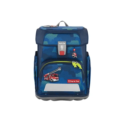 Abbildung von Step by Ranzenset Cloud FIRE Engine Brandon Teilig Tagesrucksack für Kinder, Größe: One Size, Grau