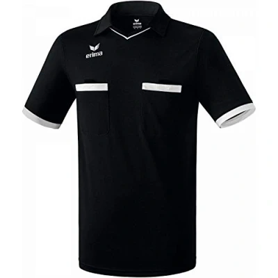 Abbildung von Erima Herren Zaragossa Schiedsrichtertrikot, Schwarz/Weiß, L EU