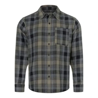 Abbildung von Marmot Herren Hemd Wanderhemd Flanellhemd Fairfax Novelty Light Weight Flannel, Farbe:Grau, Artikel: 001 Black, Größe:XL