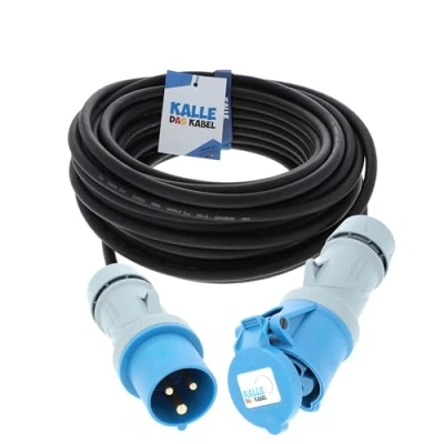 Abbildung von CEE Verlängerungskabel 230V 32A H07RN F 3G 4,0mm² 5 Meter von KALLE DAS KABEL
