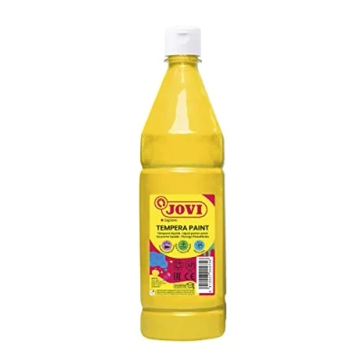 Abbildung von Jovi Schule Flüssigkeit Tempera, 1000 ml, Hellgelb