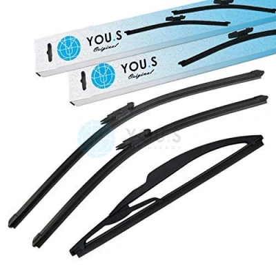 Abbildung von YOU.S SCHEIBENWISCHER SET VORNE + HINTEN 580 530 260 mm (3 Stück)