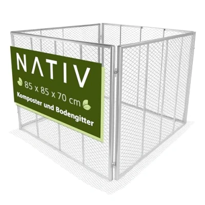 Abbildung von Komposter 448 L, Metallkomposter für den eigenen Kompost, Drahtkomposter, Kompostierer