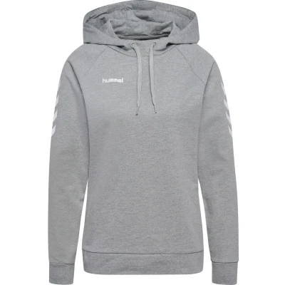 Abbildung von Hummel GO Hoodie Woman Kapuzenpullover, Damen, Größe: 40, Grey melange