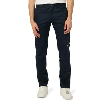 Abbildung von Dickies, Herren, Doppelknie Arbeitshose, enge gerade Passform, DUNKELNAVAIR, 34W / 32L