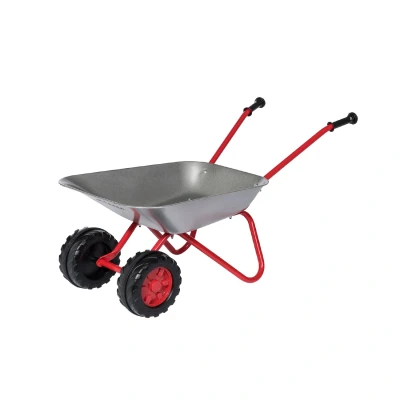 Abbildung von rolly Toys Metallschubkarre/Kinderschubkarre rotes Gestell