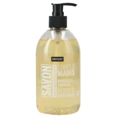 Abbildung von Sence Pump Körper und Handseife Marsella Vanilla 500ml