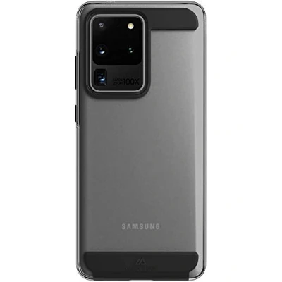 Abbildung von Black Rock Air Robust Case Hülle für Samsung Galaxy S20 Ultra I durchsichtiges Cover, TPU, dünn, kabelloses Laden (Schwarz)