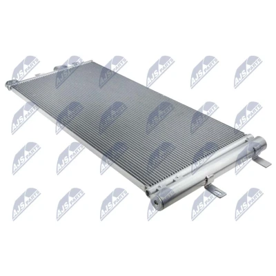 Abbildung von NTY CCS FR 000 Klimakondensator mit Trockner Aluminium 711 FORD: Mondeo 5 Kombi, Schrägheck, S Max Mk2