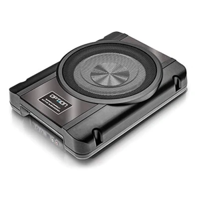 Abbildung von OPTION Drive10UA 25cm Aktiv Subwoofer 120 Watt RMS (2X 60 RMS) Bass Boost &amp; High Level Eingang mit Auto Sense